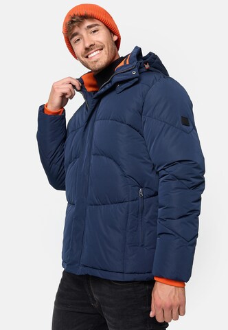 INDICODE JEANS Winterjacke 'Dunlap' in Blau