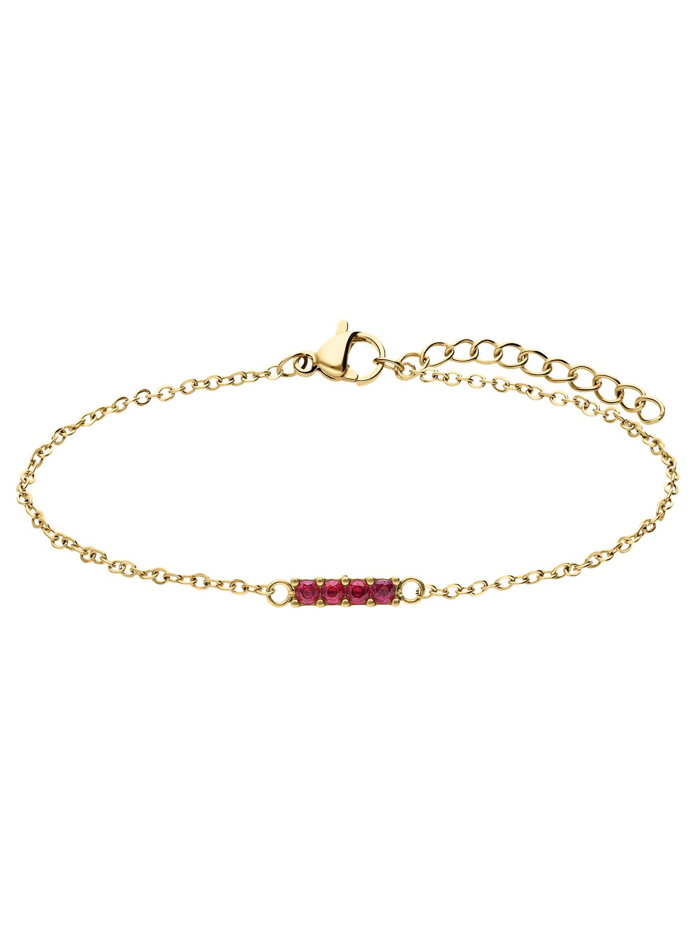 Bracelet Lucardi en or : devant