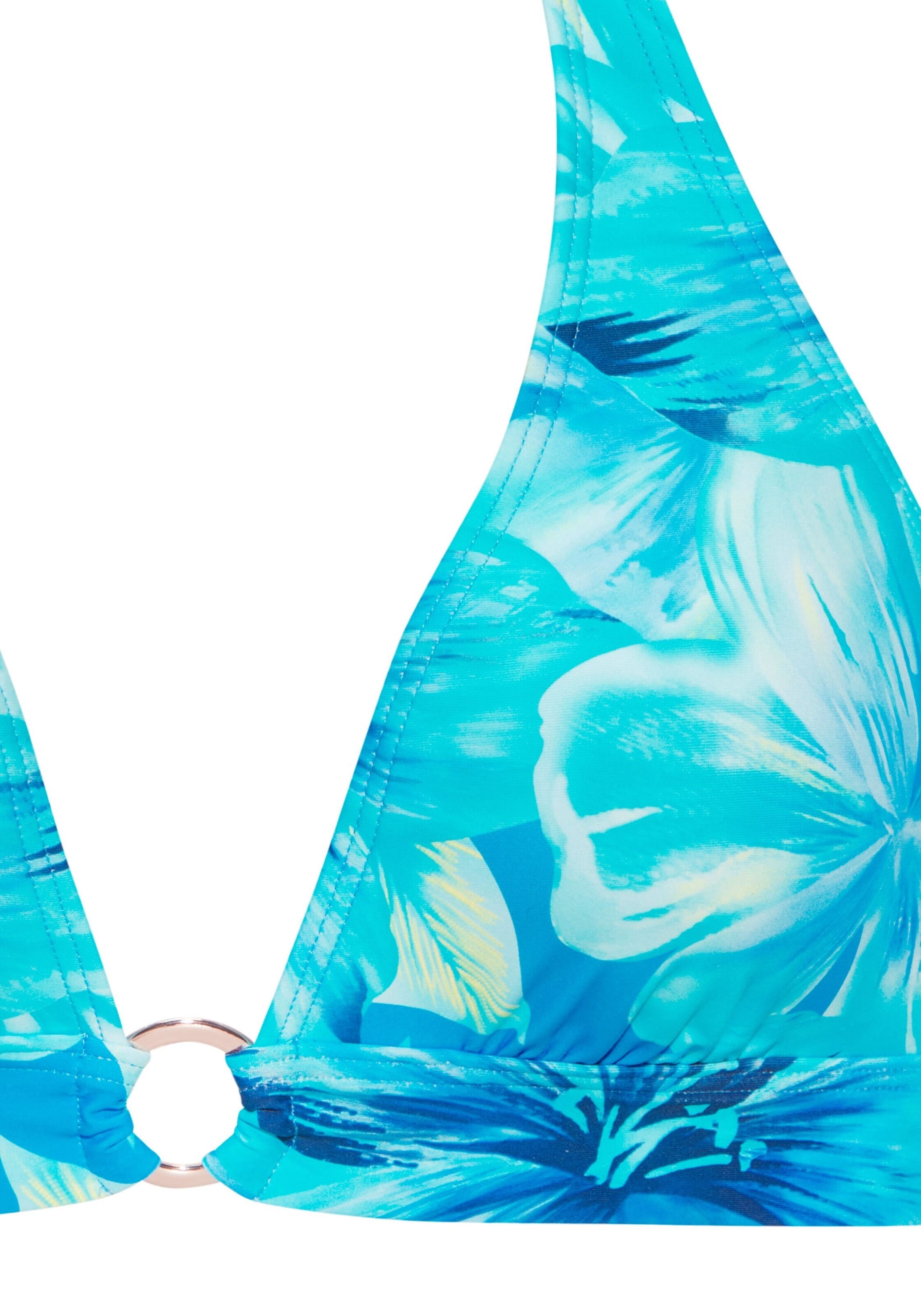 s.Oliver Triangle Bikini Top in Green