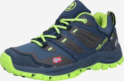 TROLLKIDS Schuh 'Rondane' in navy / limone / dunkelgrau, Produktansicht