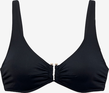 LASCANA Bikinitop in Schwarz: Vorderseite