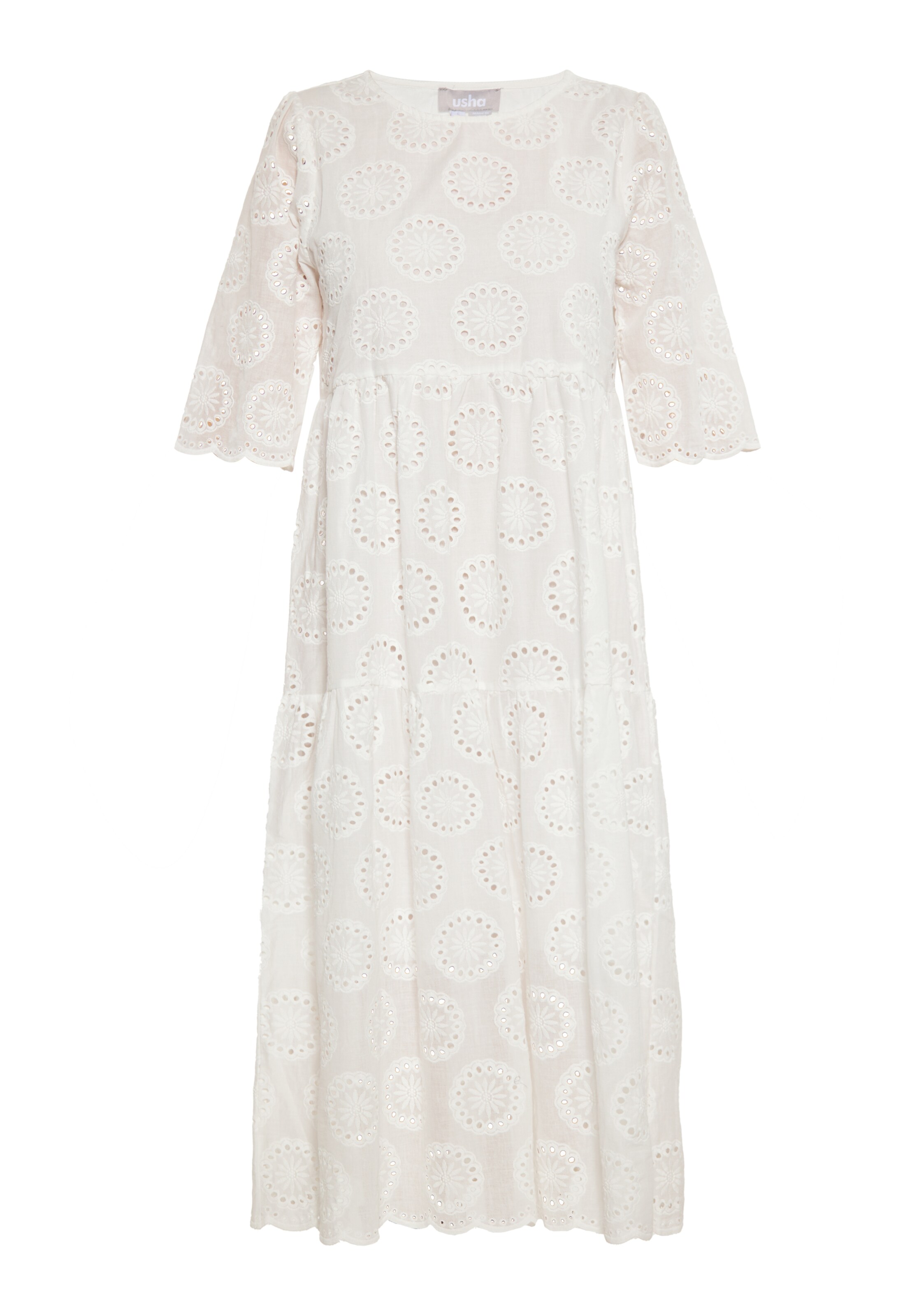 Usha Sukienka w kolorze biały: przód