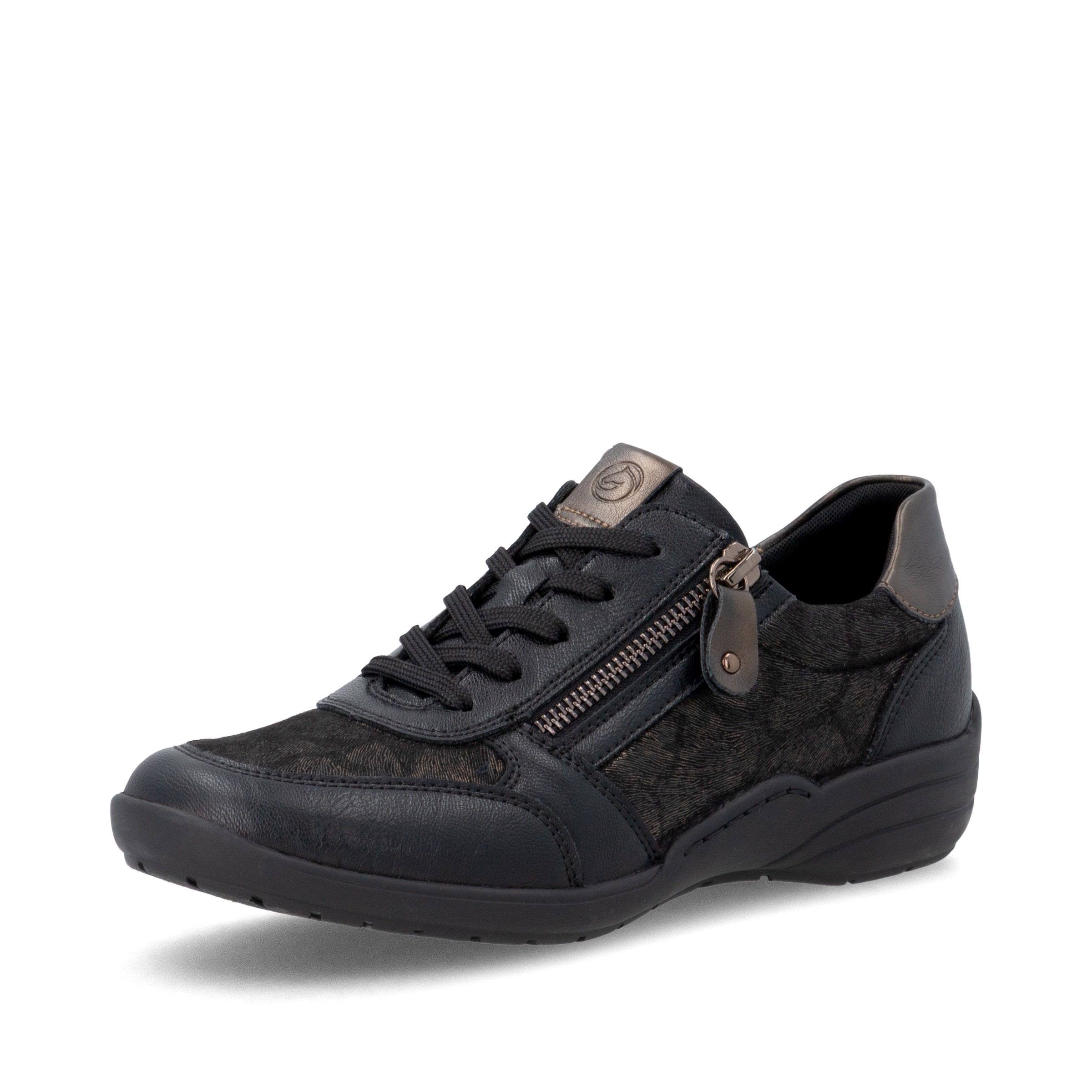 Chaussure à lacets REMONTE en argent : devant
