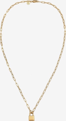 ELLI PREMIUM Necklace 'Schloss' in Gold: front