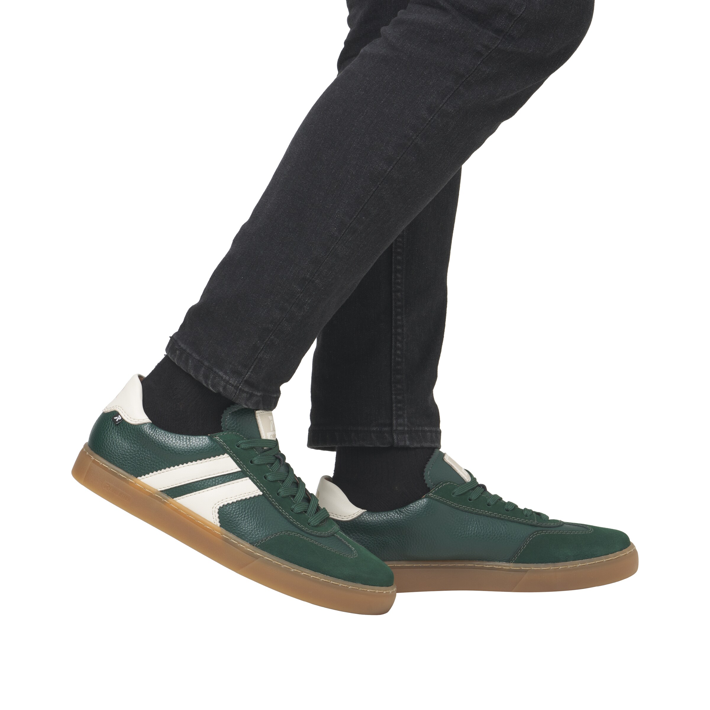 Sneaker bassa 'U0707' di Rieker Sport in verde