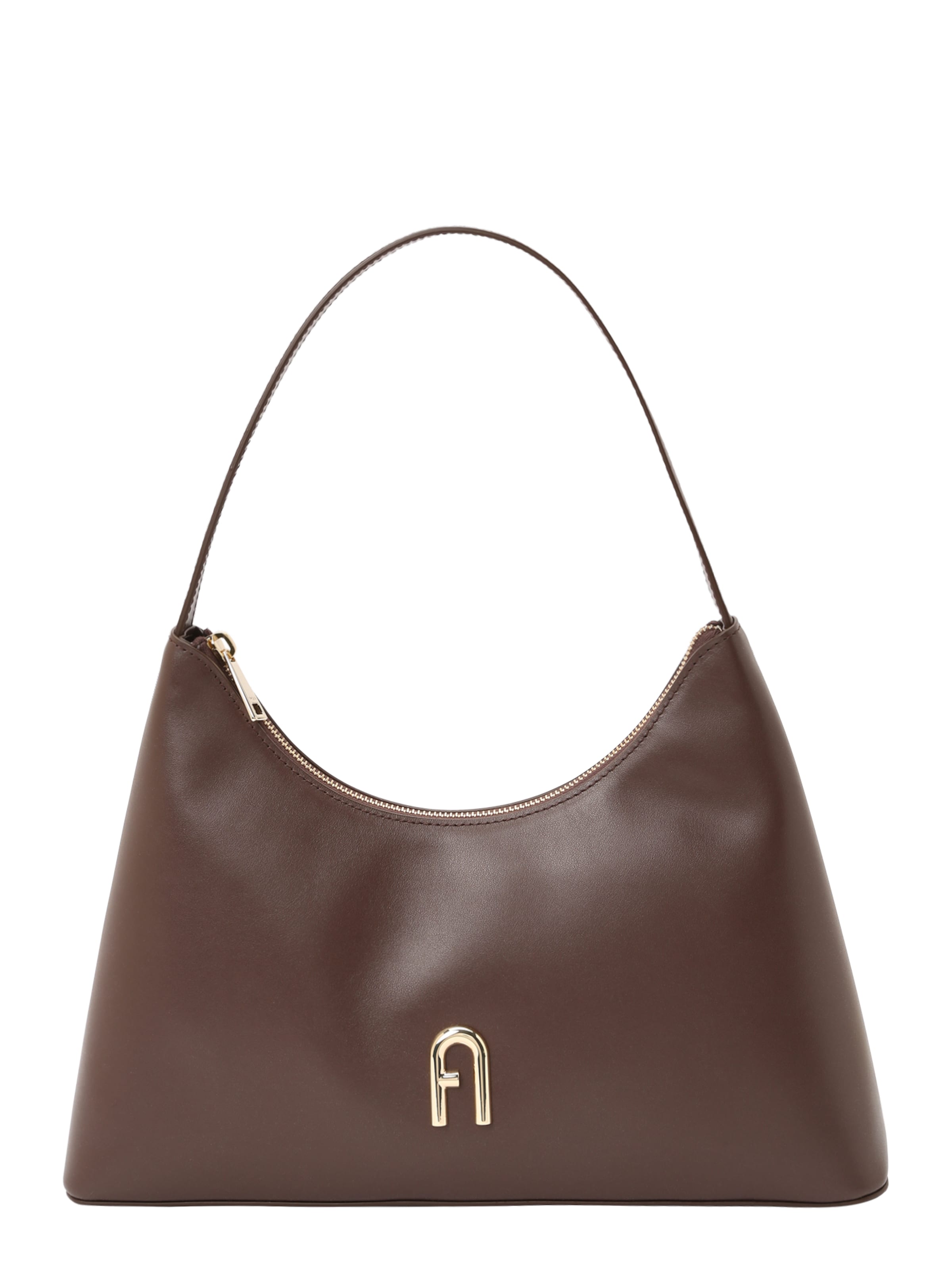 FURLA Τσάντα ώμου 'Diamante' σε καφέ: μπροστά