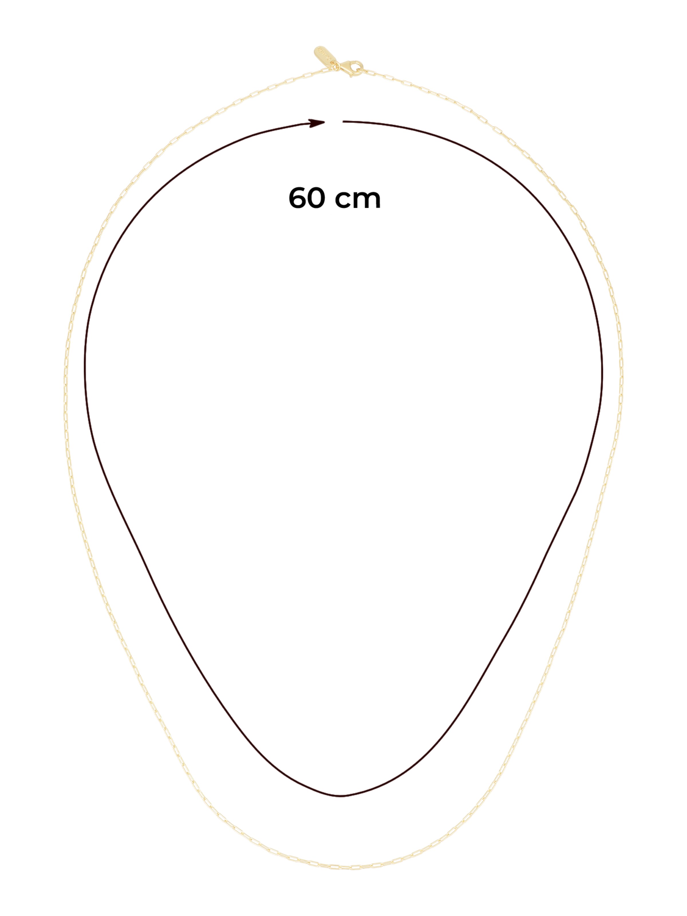 Design Letters Kette in Gold