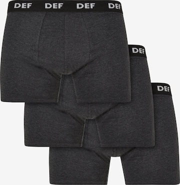 DEF - Boxers em cinzento: frente