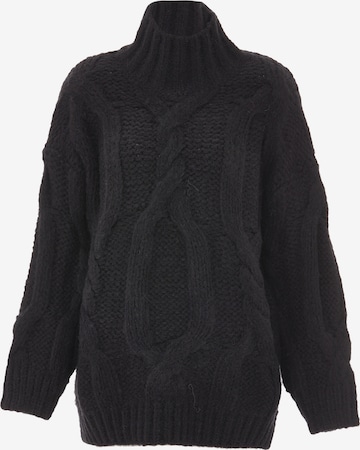 Pull-over ebeeza en noir : devant