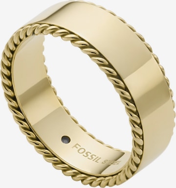 FOSSIL Ring in Gold: front