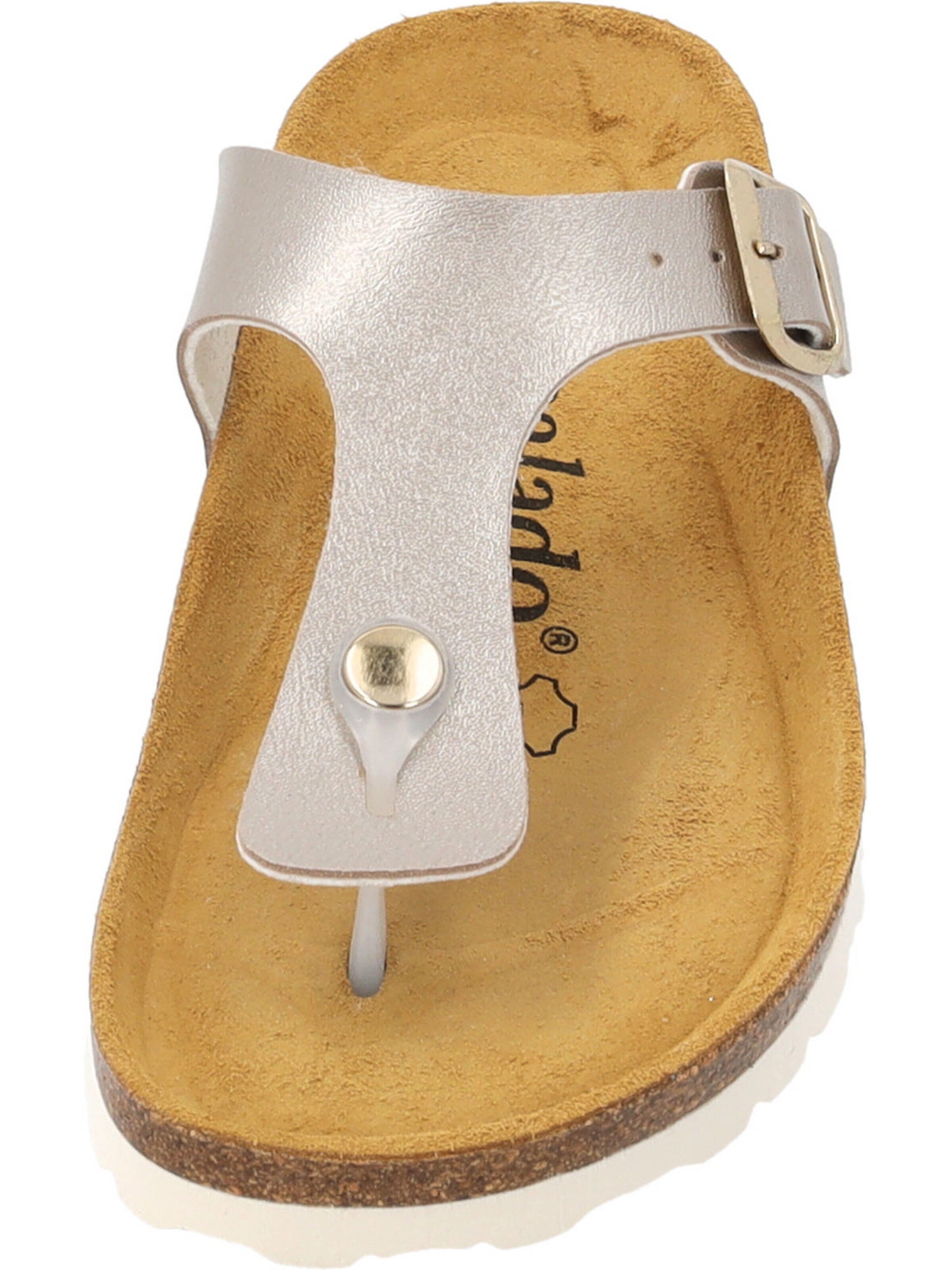 Palado Teenslipper 'Kos Metallic' in Beige