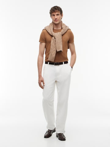 Slim fit Tricou de la TOMMY HILFIGER pe maro