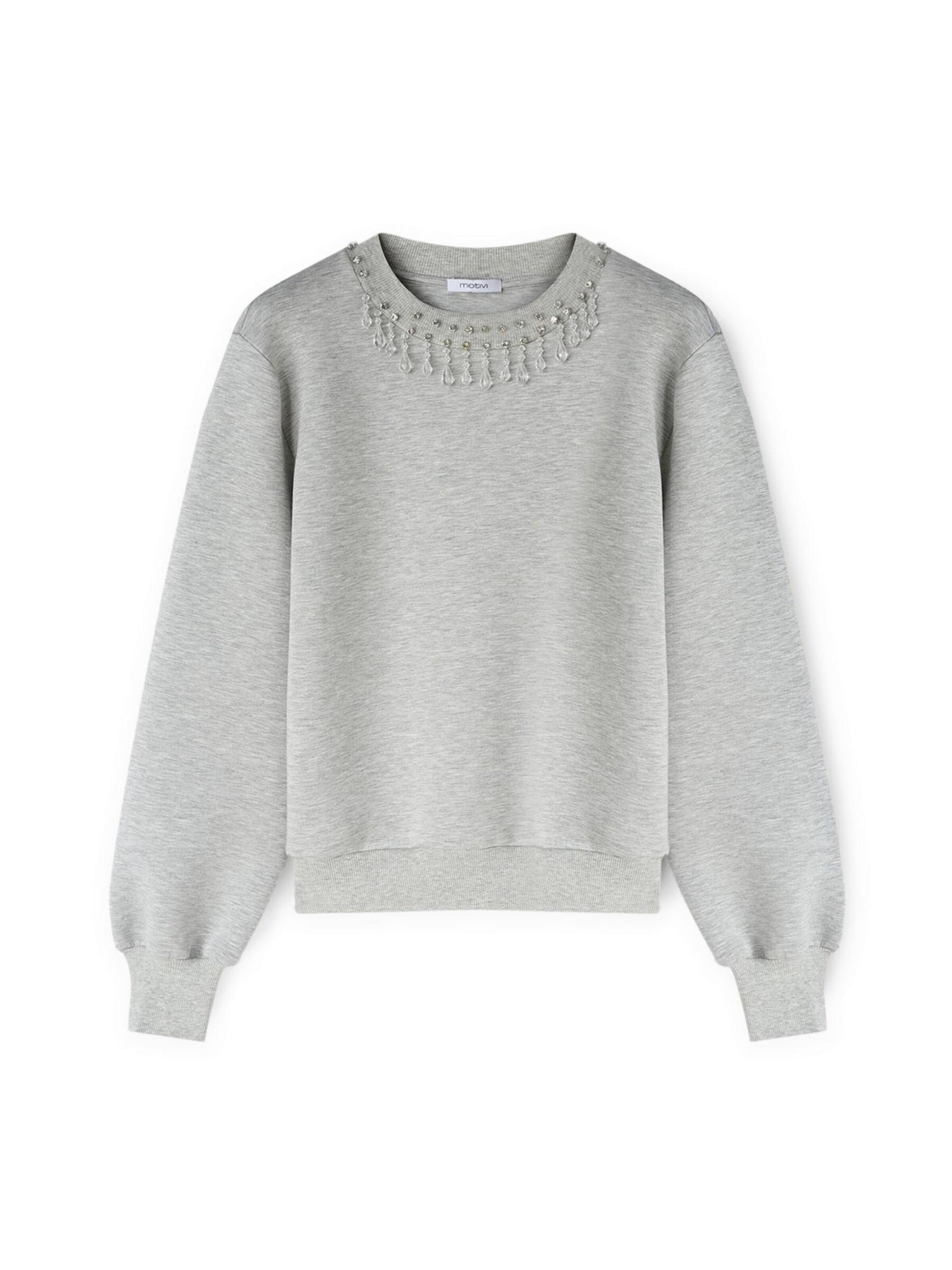 Pullover di MOTIVI in grigio: frontale