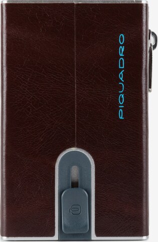 Piquadro Wallet 'Blue Square' in Brown: front