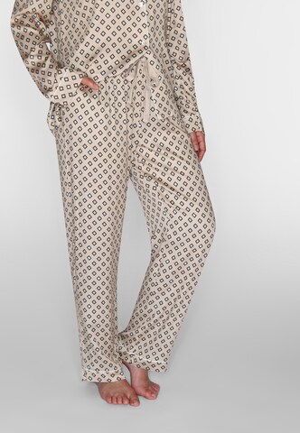 Pantaloncini da pigiama 'Janet' di CC DK in beige: frontale