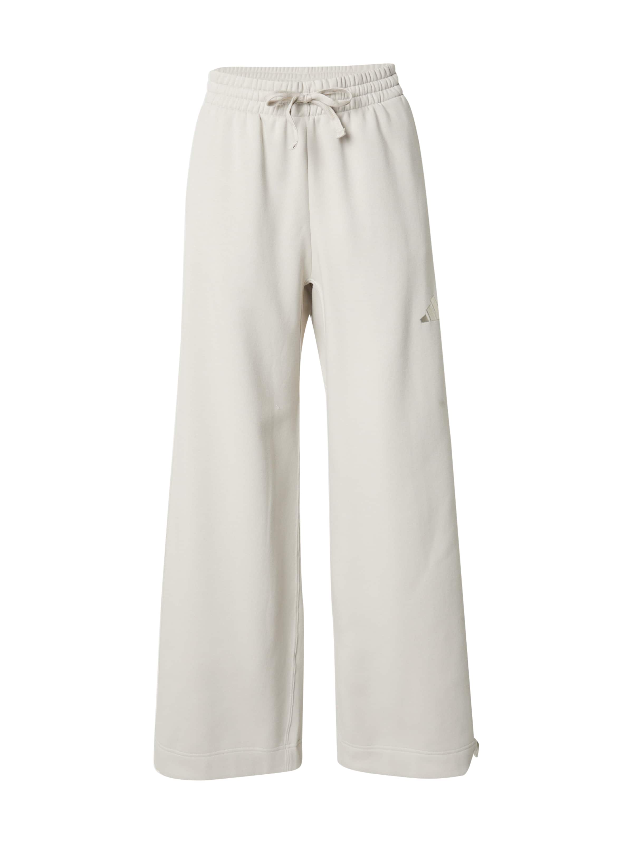 ADIDAS SPORTSWEAR Wide leg Sports trousers 'ALL SZN' in White: front