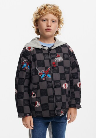 Desigual Átmeneti dzseki 'Spiderman™' - fekete: elől