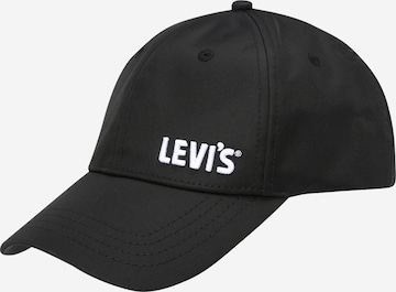 LEVI'S ® - Gorra 'GOLD TAB' en negro: frente