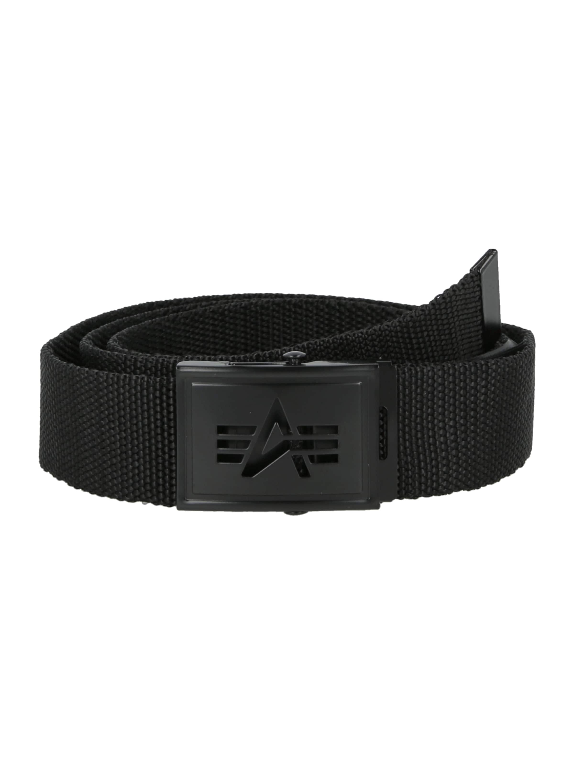 ALPHA INDUSTRIES Belt in Black: front