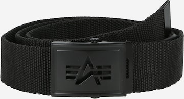 juoda ALPHA INDUSTRIES Diržas: priekis