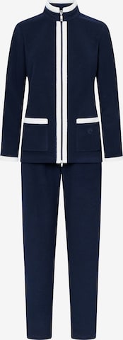 FÉRAUD PARIS Pajama ' Fleece ' in Blue: front