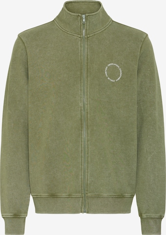 Veste de survêtement ' BHFactor ' BLEND en vert : devant