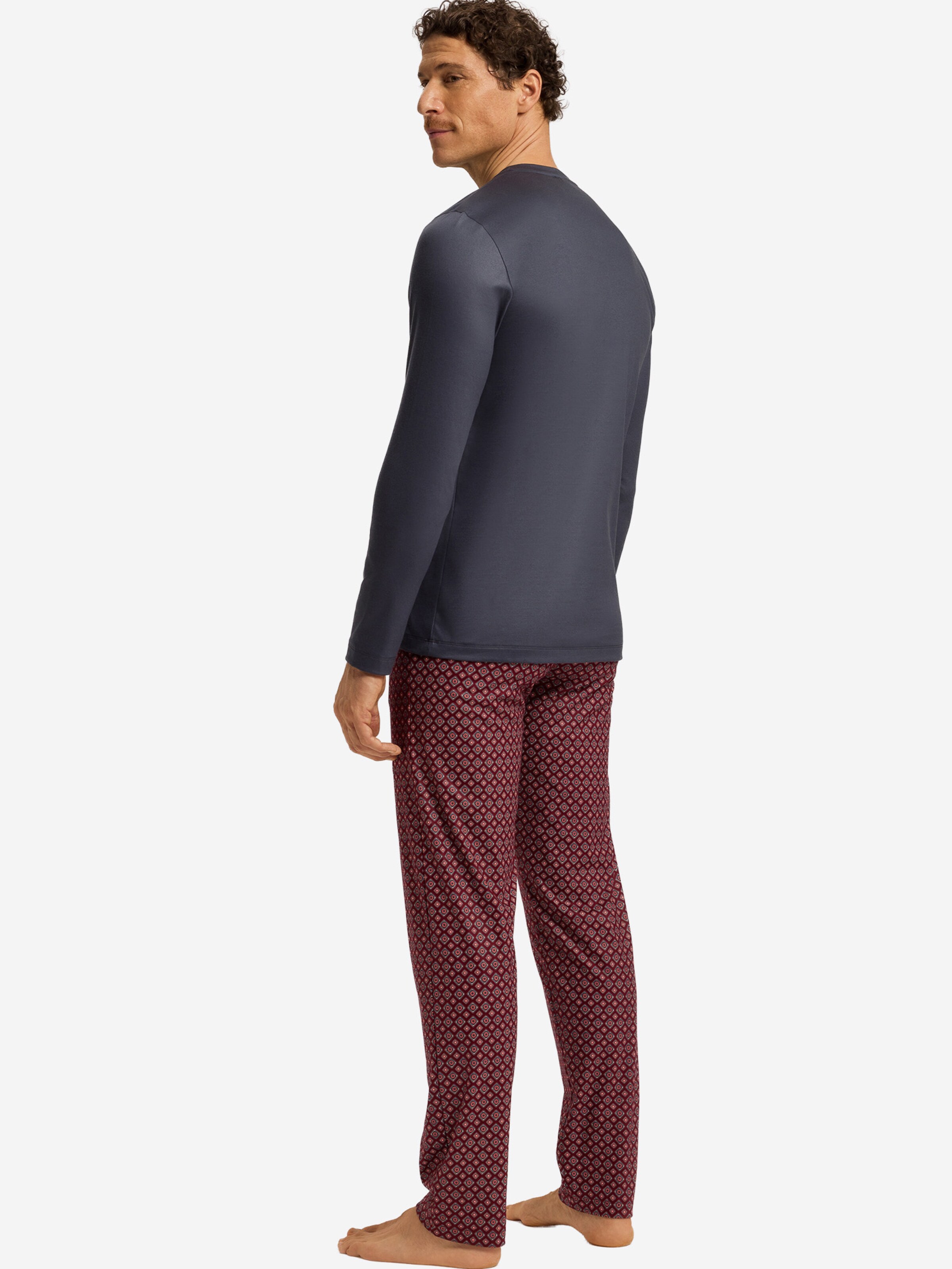 Pyjama long ' Night & Day ' Hanro en gris