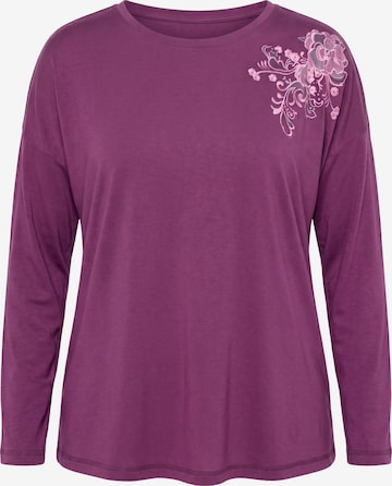 Ulla Popken Shirt in Lila: Vorderseite
