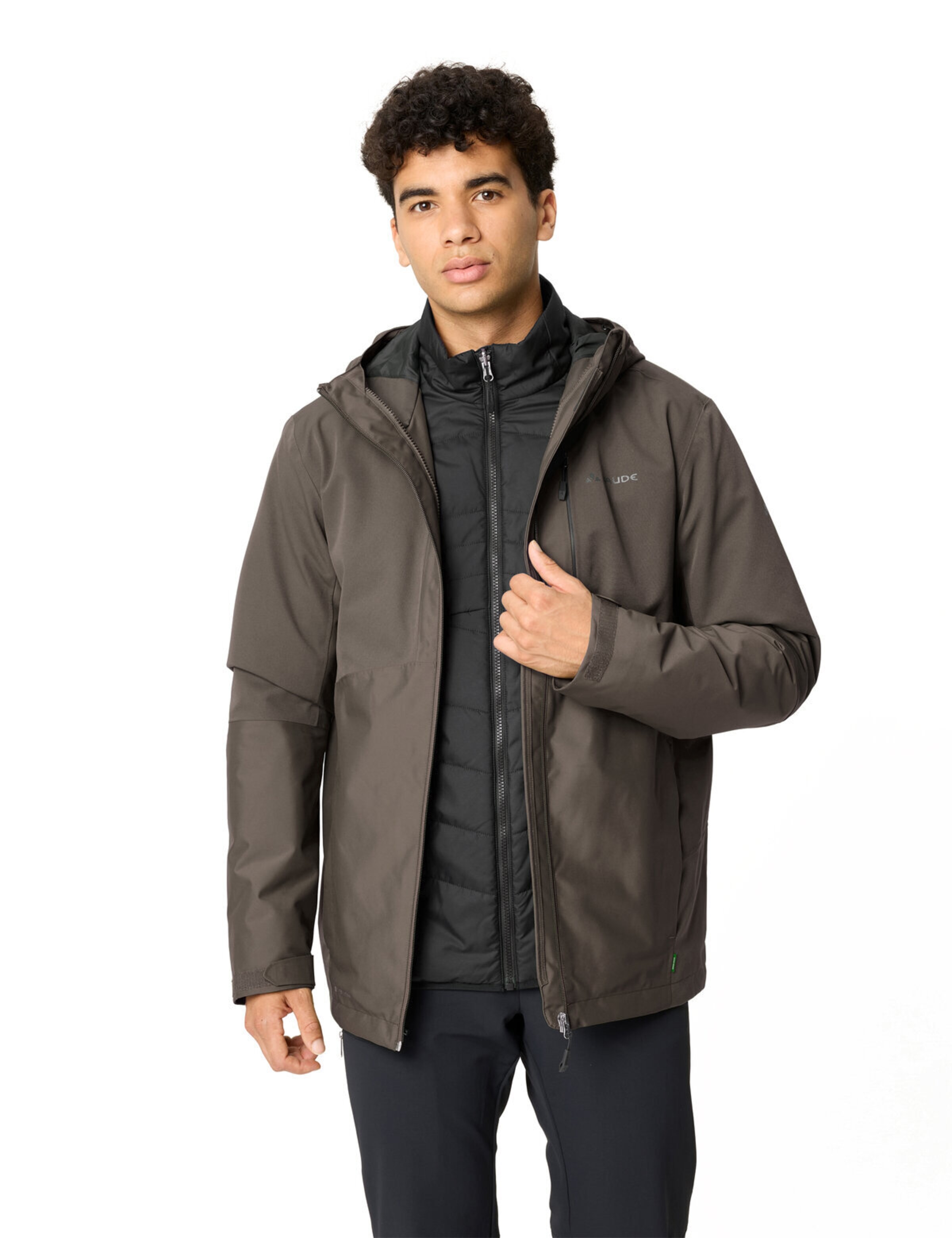 VAUDE Outdoorjacke 'Miskanti II' in Braun