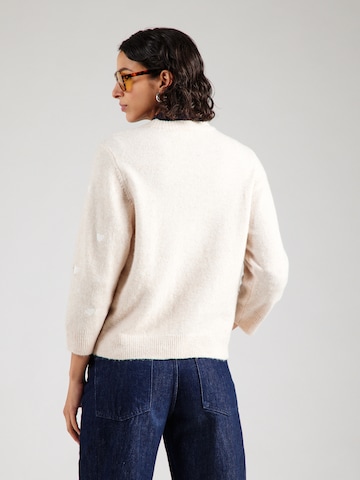VILA - Jersey 'VIHEART' en beige