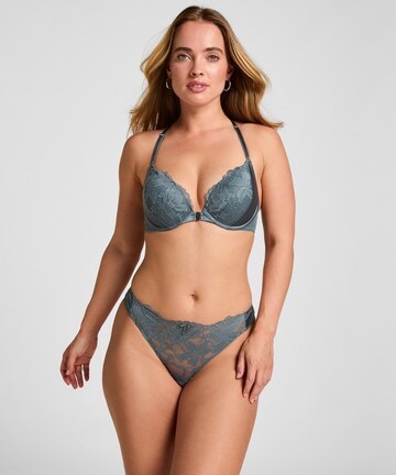Hunkemöller Push-up BH 'Viktoria' in Blauw