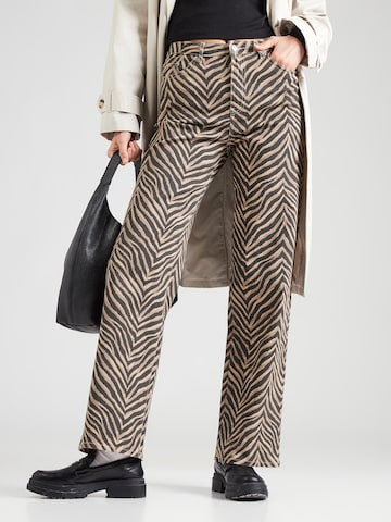 Wide leg Jeans 'VMTessa' di VERO MODA in marrone: frontale