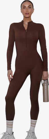 Estro - Jumpsuit '6649' en marrón: frente