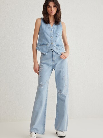 Largi Jeans de la Trendyol pe albastru