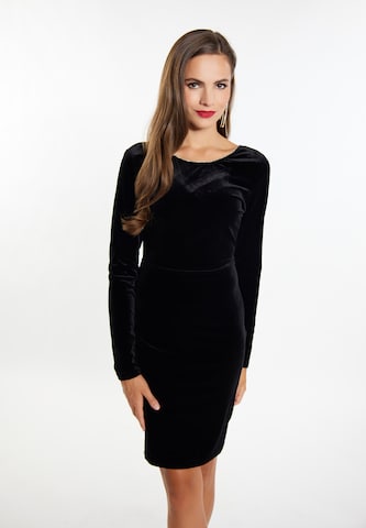 juoda faina Kokteilinė suknelė: priekis