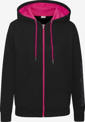 KangaROOS Sweatjacke in Schwarz: Vorderseite
