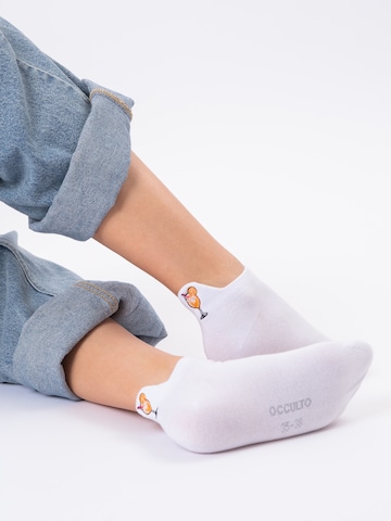 Occulto Ankle Socks 'Luca' in Orange