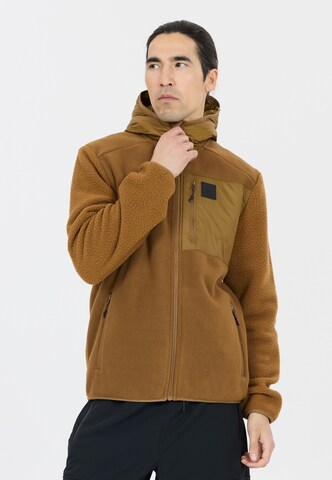 Whistler Funktionele fleece-jas 'Makaloo' in Bruin: voorkant