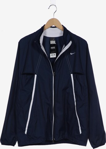 NIKE Jacket & Coat in L in Blue: front