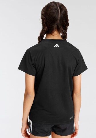 ADIDAS PERFORMANCE Toiminnallinen paita 'Essentials Aeroready -Fit Logo' värissä musta