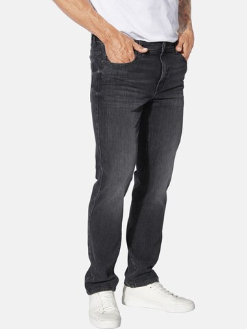 Jan Vanderstorm Regular Jeans 'Fenlan' in Zwart: voorkant