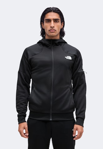 THE NORTH FACE Спортивная кофта в Черный: спереди