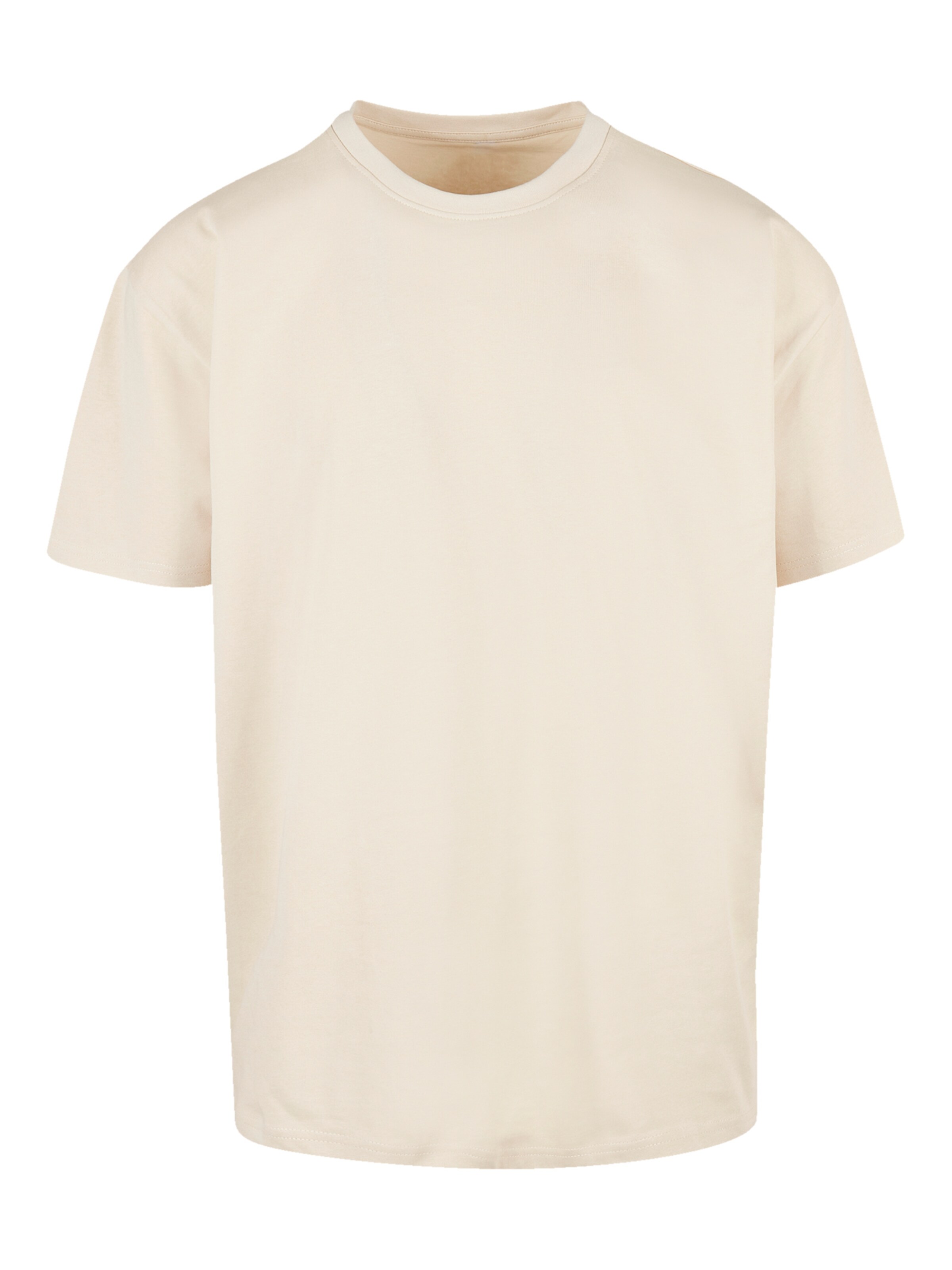 T-Shirt 'Oysters And Champagne' F4NT4STIC en beige : devant