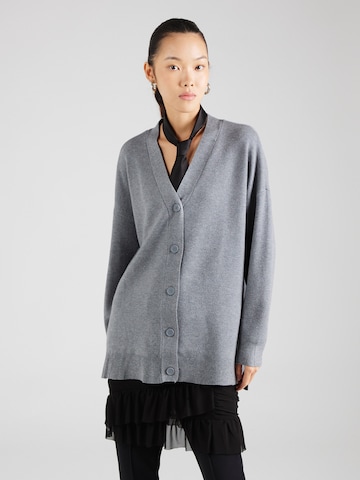 MSCH COPENHAGEN Knit Cardigan 'Regitta Rachelle' in Grey: front