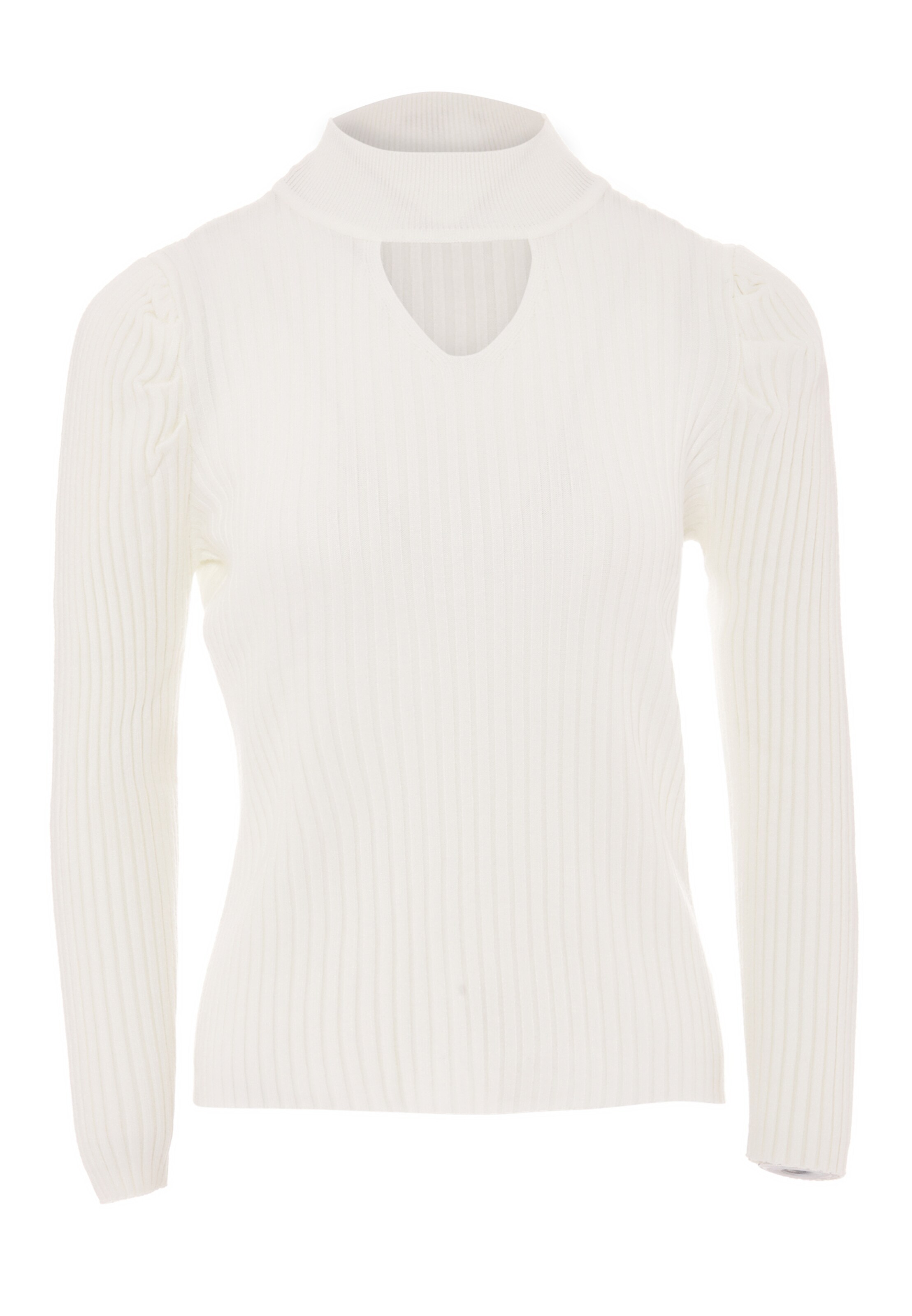 NAEMI Sweater in White: front