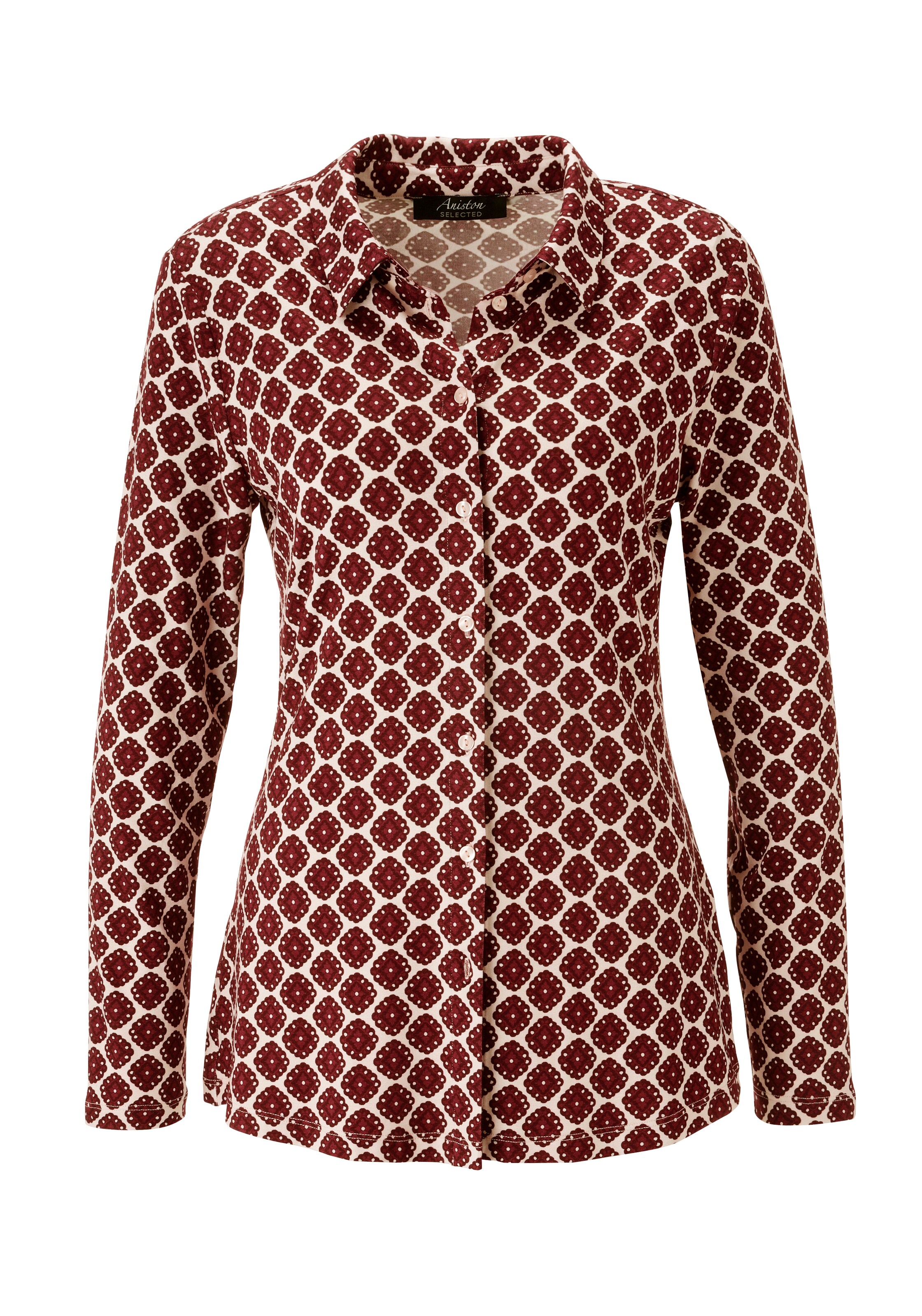 Aniston SELECTED Bluse in Rot: Vorderseite