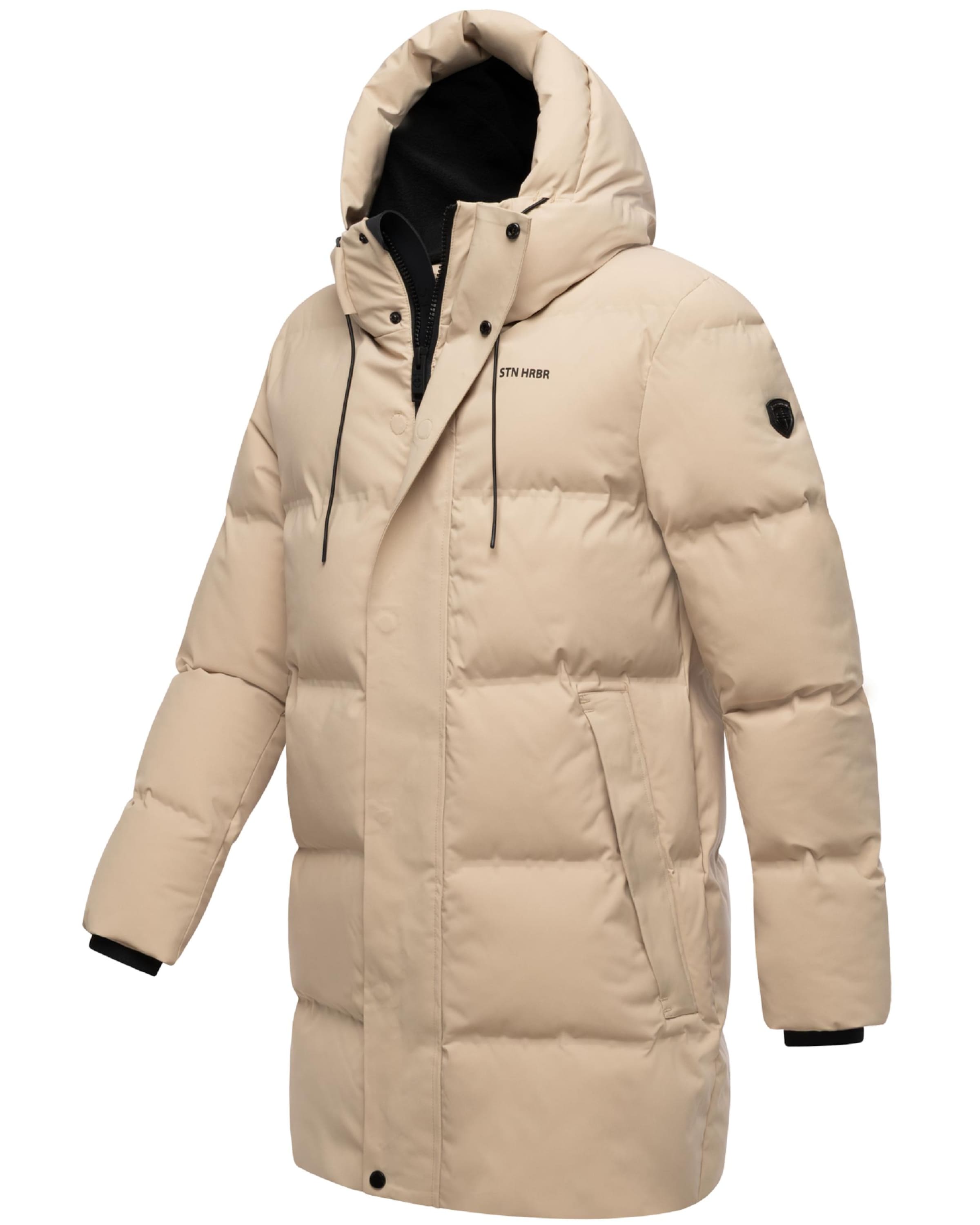 STONE HARBOUR Wintermantel 'Darianoo XX' in Beige