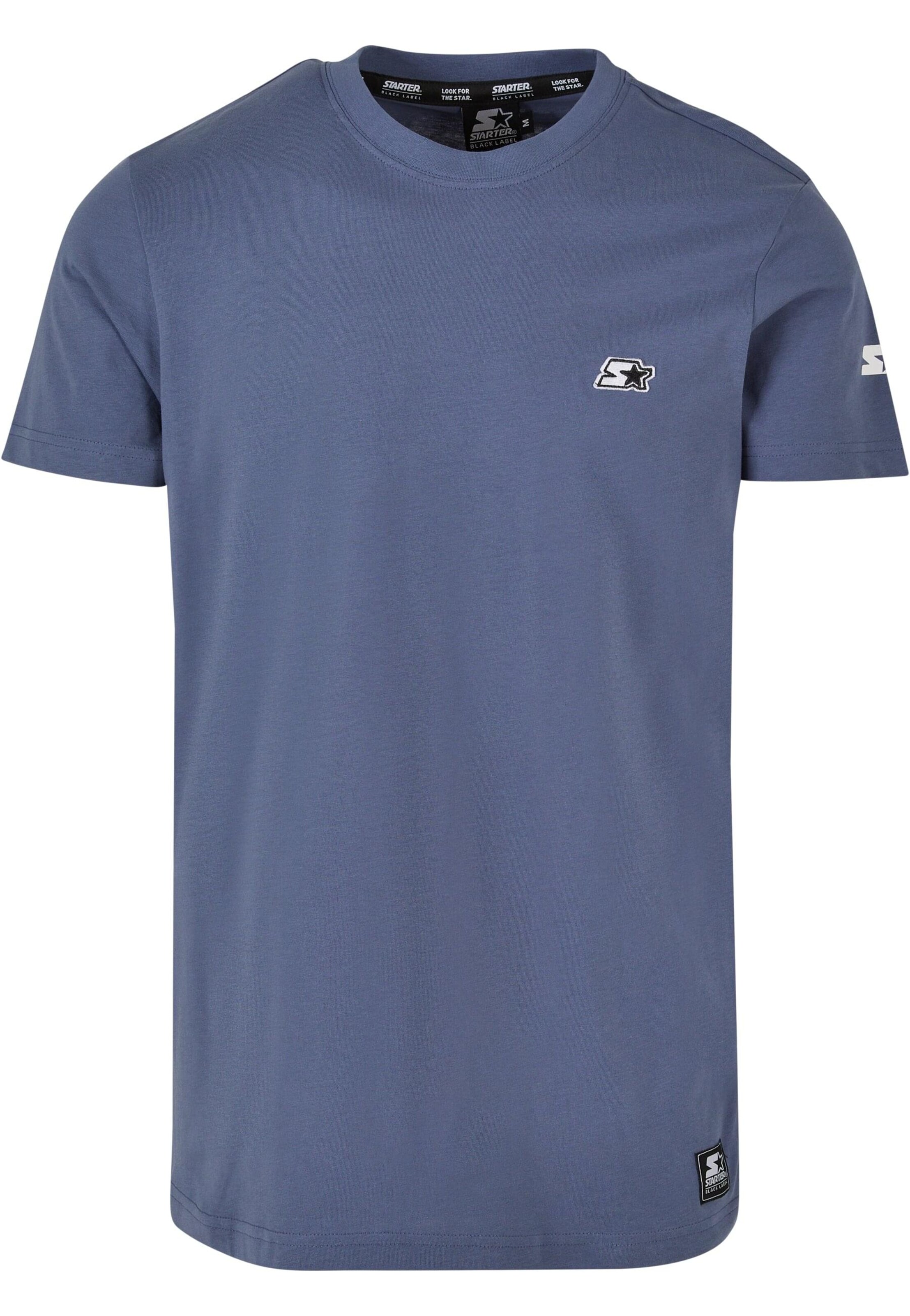 T-Shirt 'Essential' Starter Black Label en bleu : devant