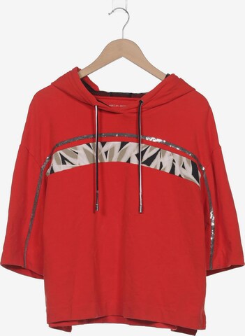 Marc Cain Sweatshirt & Zip-Up Hoodie in XXL in Red: front