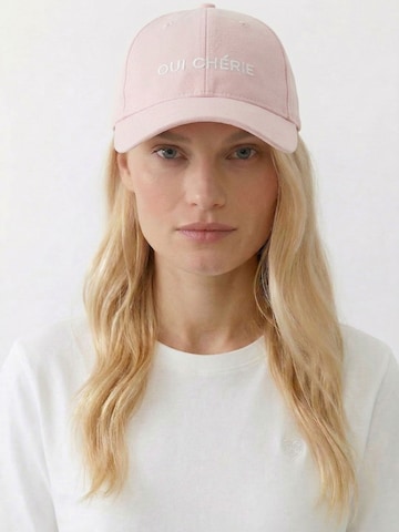 OUI Cap in Pink: Vorderseite